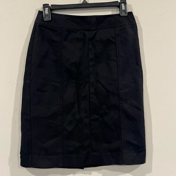 Gallia Moda  Women’s 2 black dress skirt Stretch Pencil Slit - Picture 1 of 5